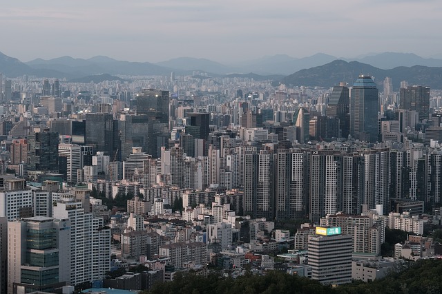 韓国高層ビル