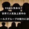 世界中で急速に注目を集めている女性アイドルグループXGの魅力を紹介する記事のタイトルテキストが中央に配置された画像