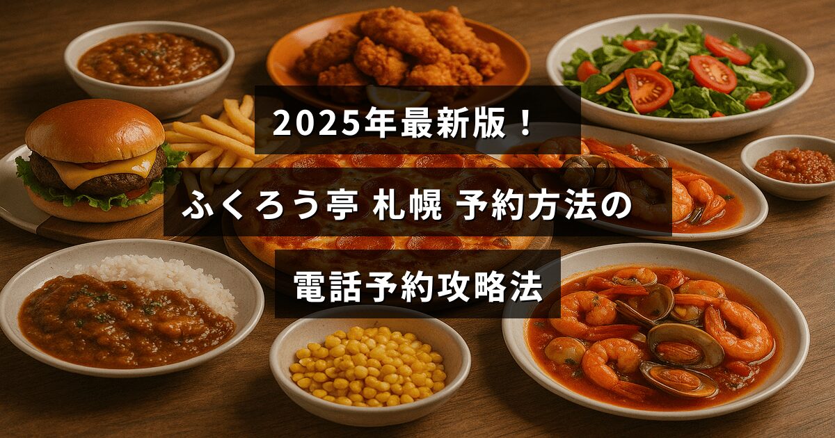 ふくろう亭札幌の電話予約方法をわかりやすく解説した最新ガイドのイメージ画像