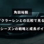F1ドライバー角田裕毅の最新シーズンにおけるマクラーレンとの戦績比較とチーム戦略の進化を示すグラフィック
