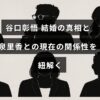 サッカー選手の谷口彰悟と泉里香さんの結婚に関する噂と、二人の今の関係について詳しく解説した記事のタイトルが中央に表示された画像