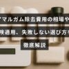 アマルガム除去の費用目安や保険利用のポイント、後悔しない業者選びのコツを紹介する記事のタイトルテキストが中央に表示された画像