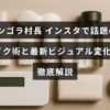 アンゴラ村長のインスタグラムで注目されるメイクテクニックと最近の外見の変化を紹介する画像