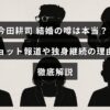 今田耕司の結婚に関する噂や2ショット写真の報道についての真相と、なぜ独身を続けているのかを詳しく紹介する記事のタイトルが中央に表示された画像