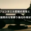 フェンタニルの違法輸入の現状と各国が協力して取り締まりを強めている様子を示す画像